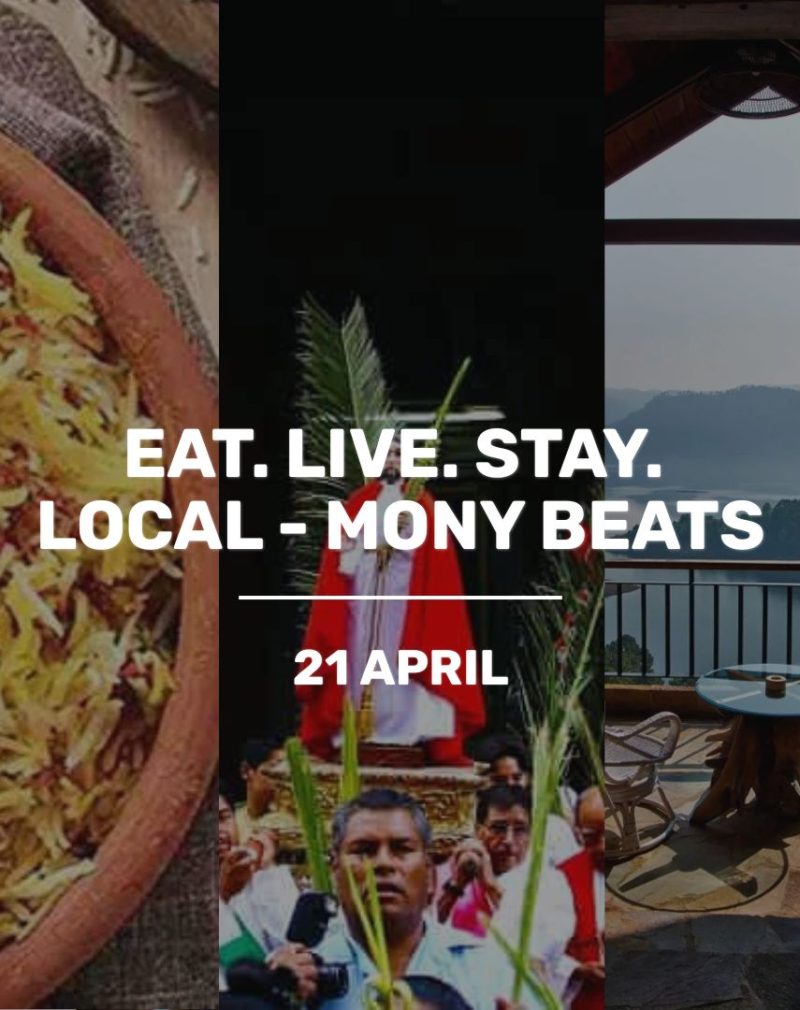 Yellow and Black Gradient India Travel Instagram Post 2