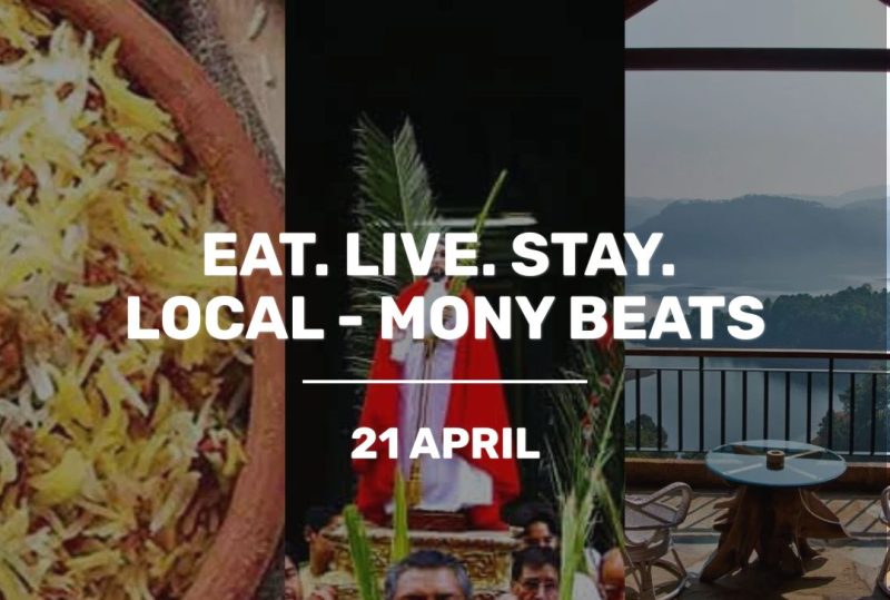 Yellow and Black Gradient India Travel Instagram Post 2