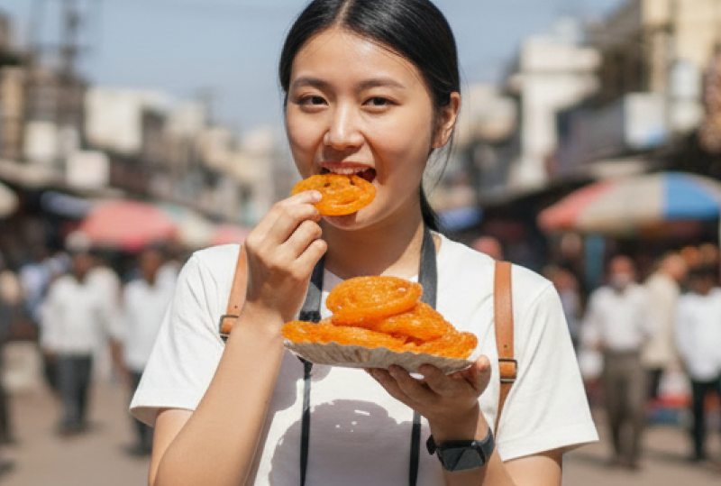 Delhi Street Food Tour in 24 Hours Self Guided Map1