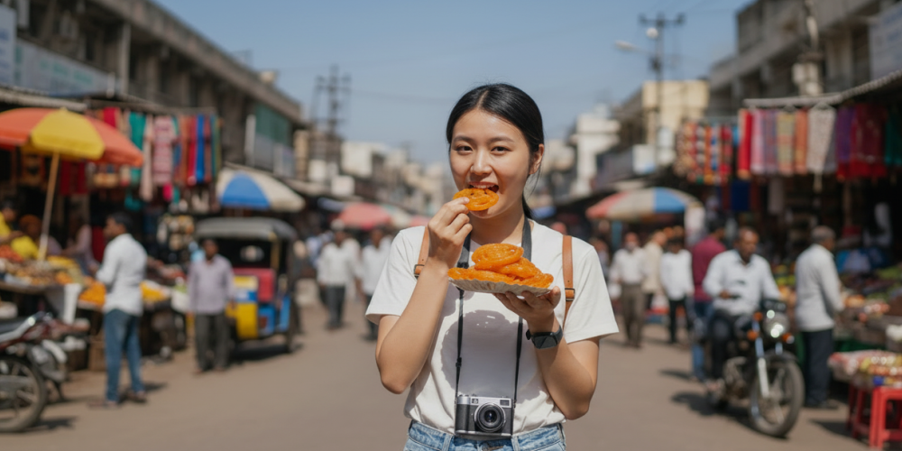 Delhi Street Food Tour in 24 Hours Self Guided Map2