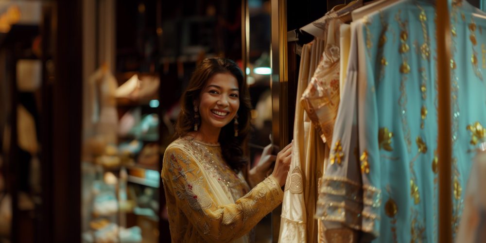 women shopping buying consumer products customer day celebration 1 scaled