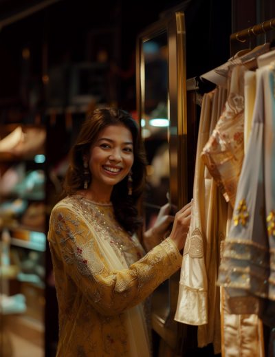 women shopping buying consumer products customer day celebration 1 scaled