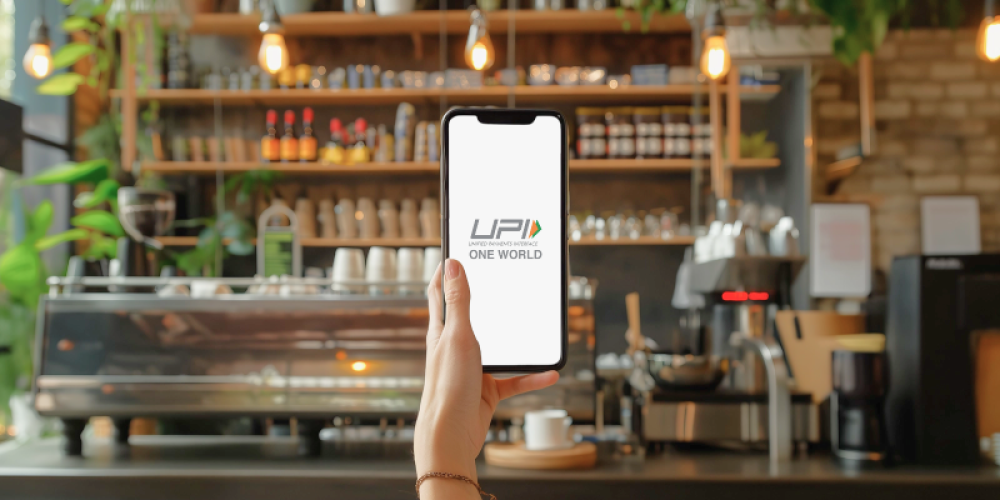 Woman Sitting at Table Holding Cell Phone