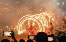 Experience Indian festivals as a tourist — Ganga Aarti fire ceremony in Varanasi during Diwali