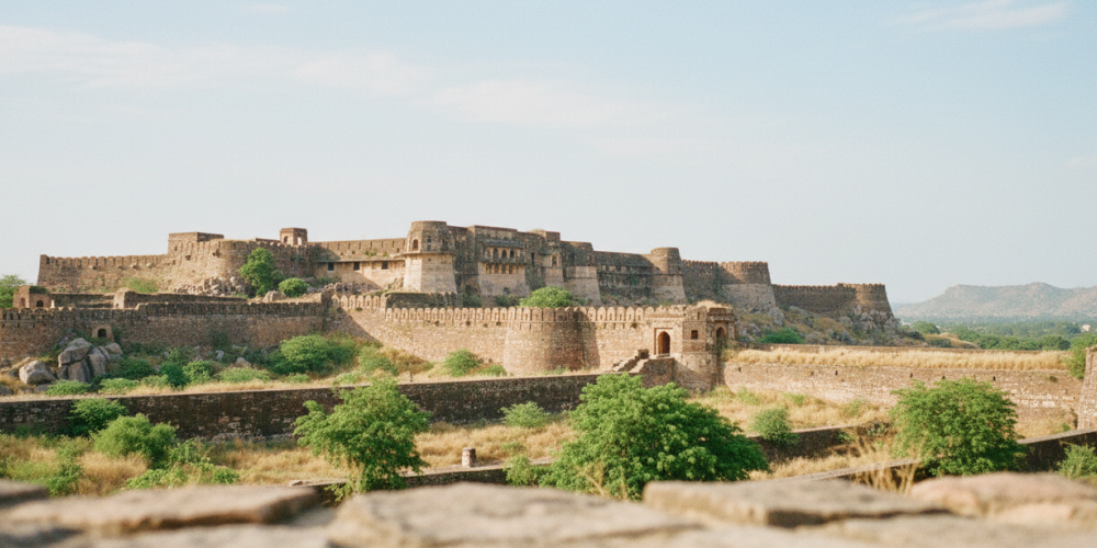 Golconda Fort in Hyderabad — a th century hilltop fortress featured in our Hyderabad travel guide