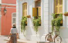 White Town's cobblestone street with colonial buildings and yellow shutters — a highlight of any day Pondicherry itinerary thumbnail
